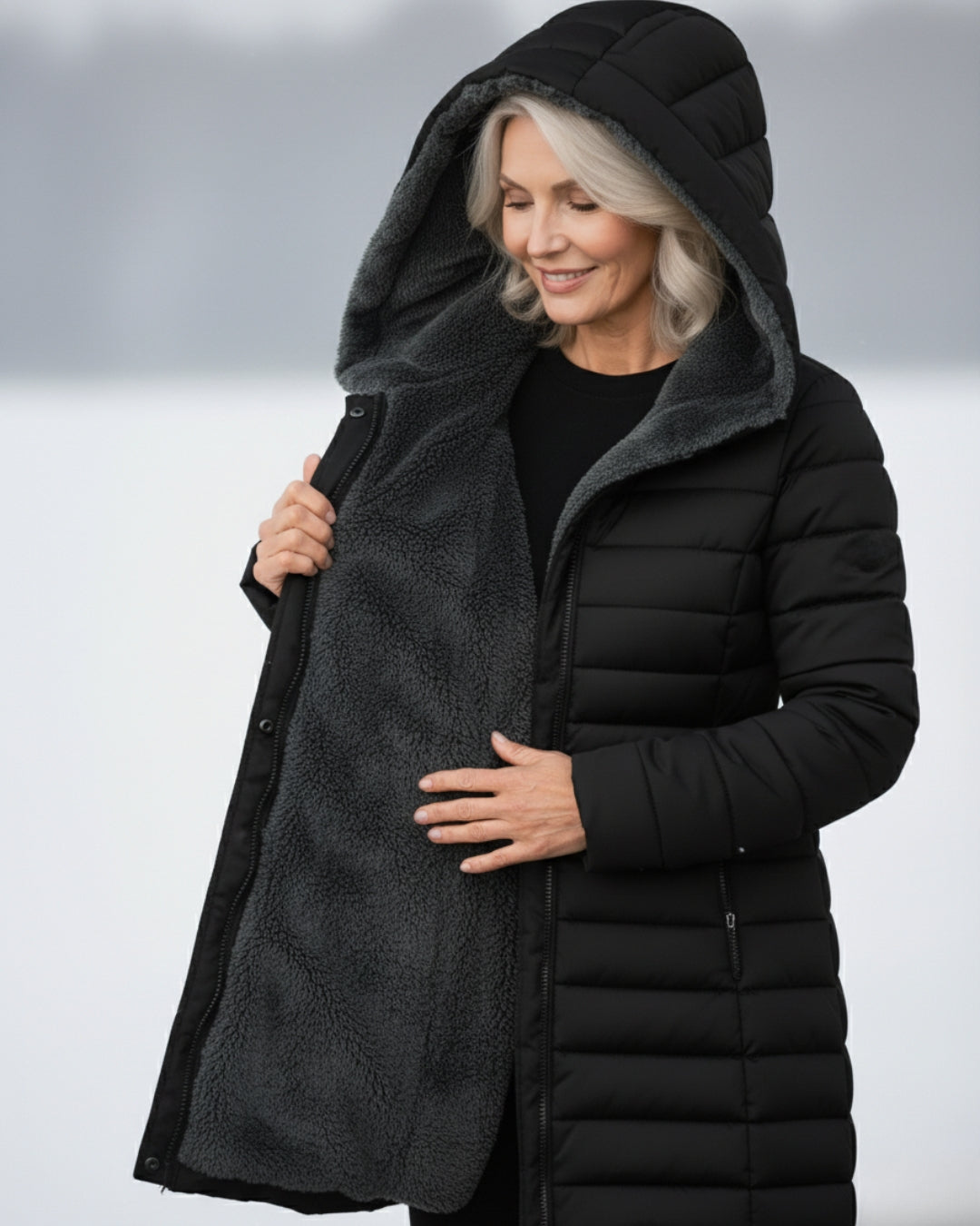 Harriet | Fleece Lined Puffer Coat