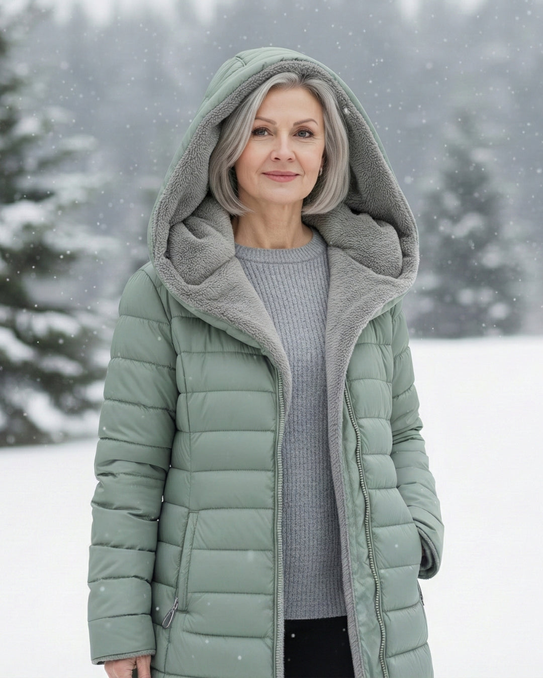 Harriet | Fleece Lined Puffer Coat