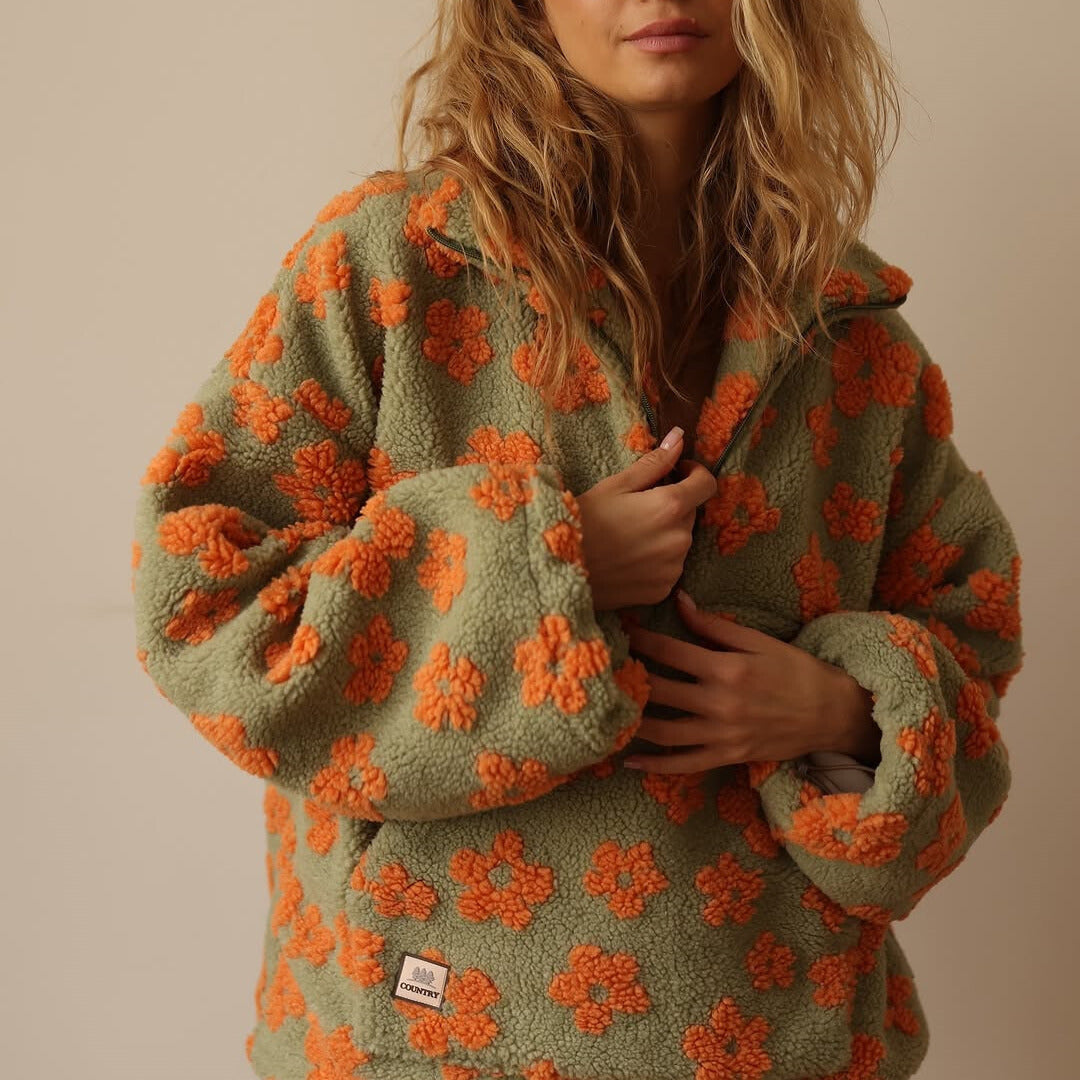 Daisy | Fleece Pullover Bloom