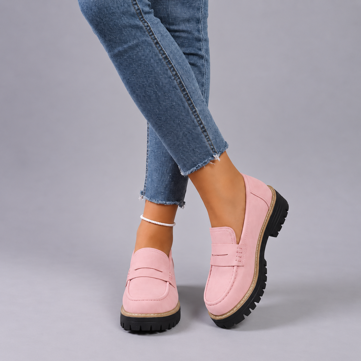 Elsa | College Style Platform Loafers