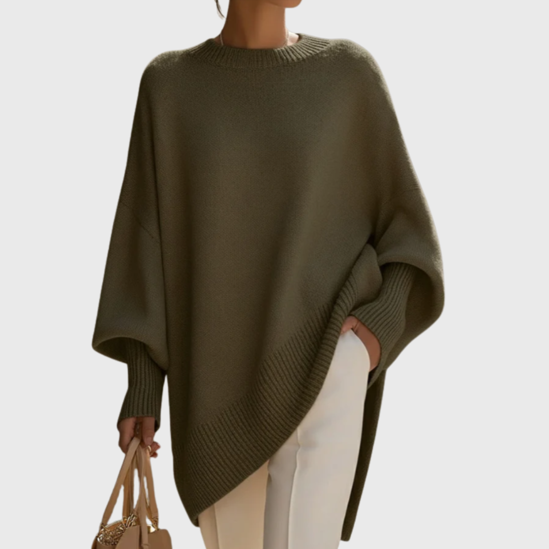 Livia | Oversize-Poncho-Pullover