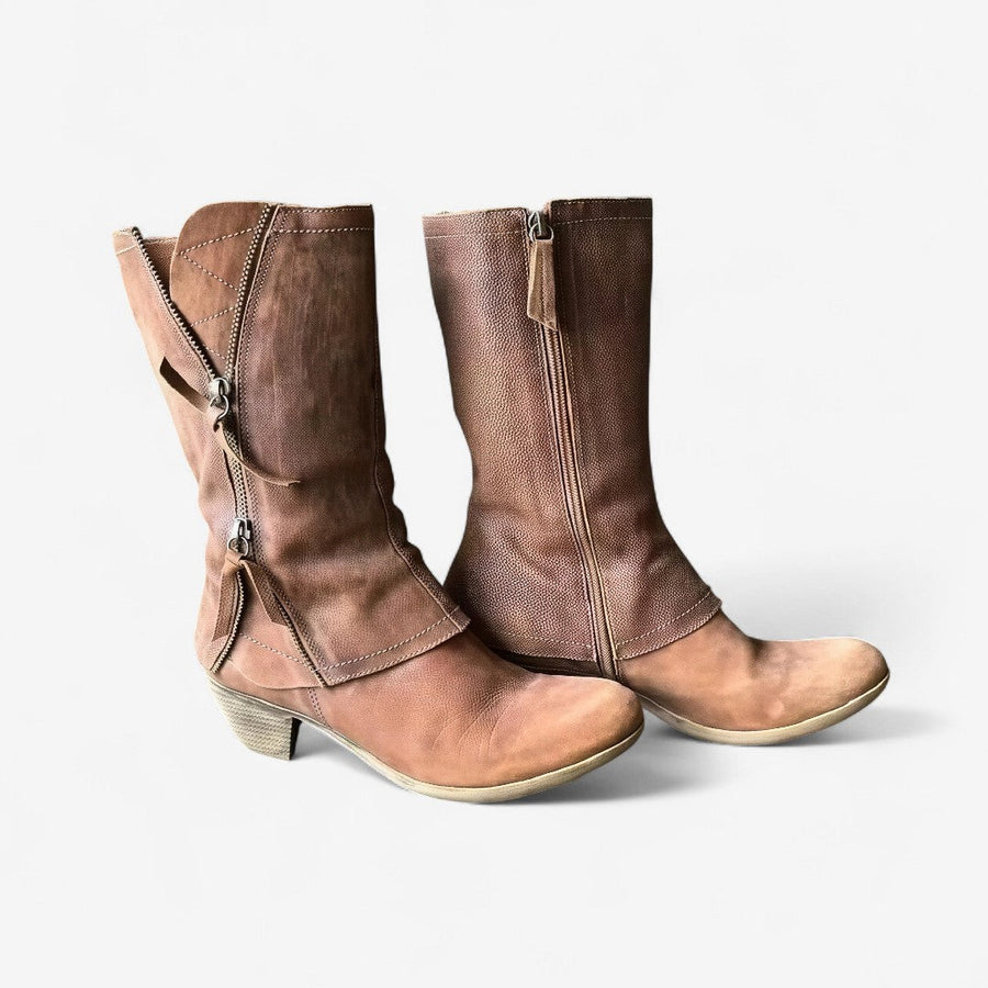 Amparo | Leather Autumn Boots
