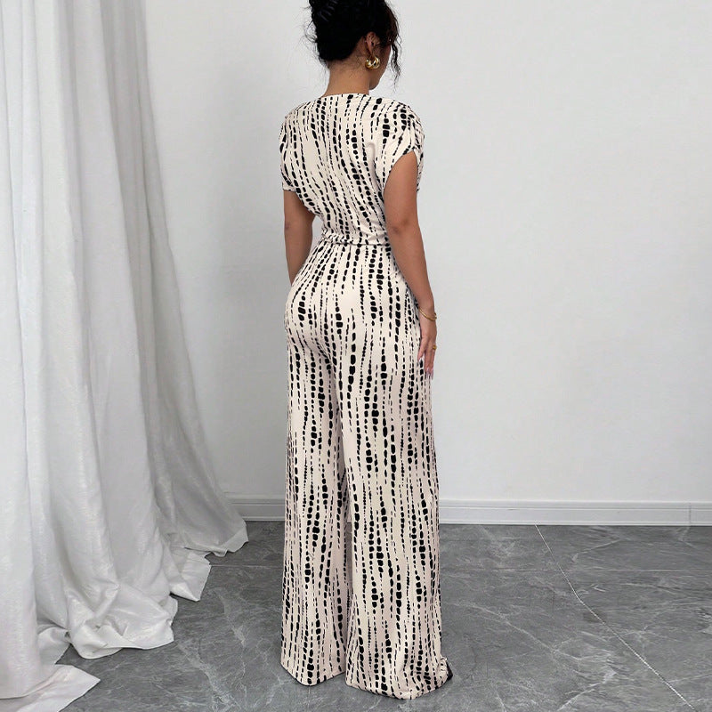 AMARISE™ | WIDE-LEG STRAP JUMPSUIT