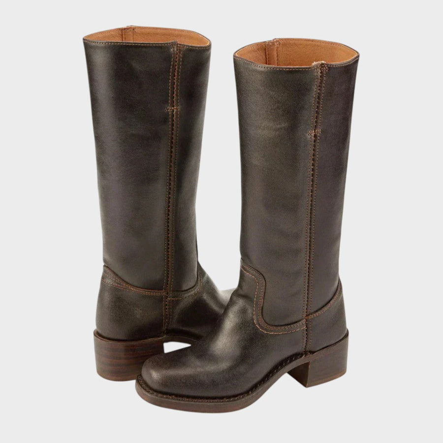Rhonda | Leather Tall Boots