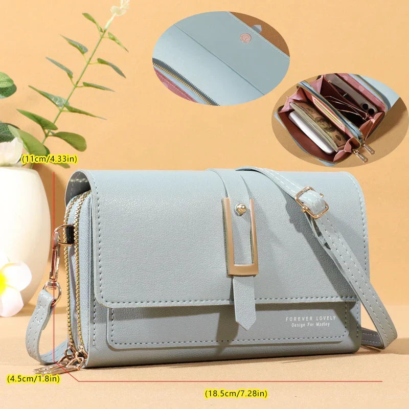 Elegant Crossbody Bag for Women | Trendy Phone and Card Holder