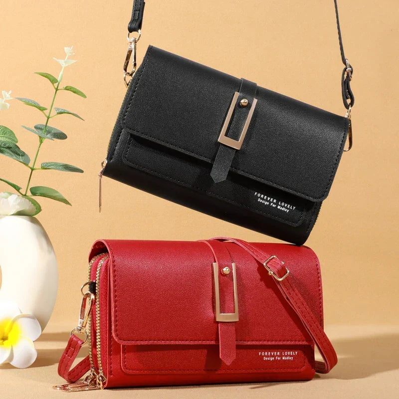 Elegant Crossbody Bag for Women | Trendy Phone and Card Holder