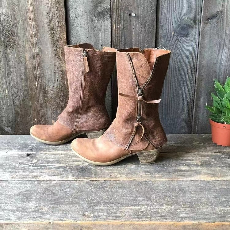Amparo | Leather Autumn Boots