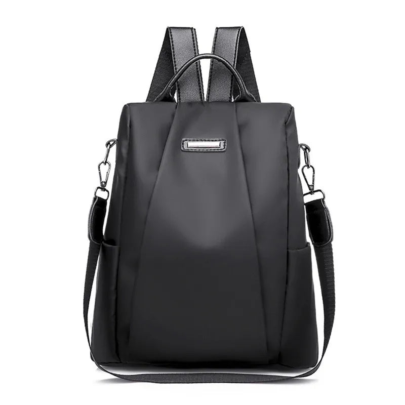 Elegant multifunctional women's backpack with removable shoulder strap