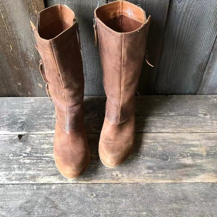 Amparo | Leather Autumn Boots