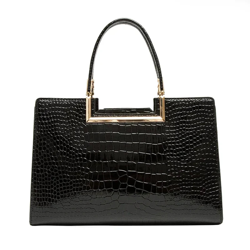 Set bag and wallet in leather