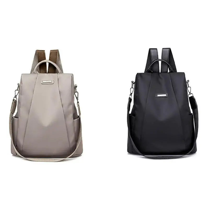 Elegant multifunctional women's backpack with removable shoulder strap
