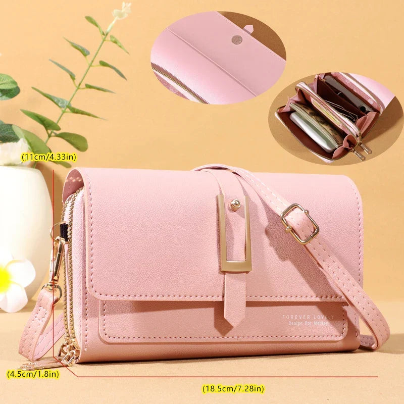 Elegant Crossbody Bag for Women | Trendy Phone and Card Holder