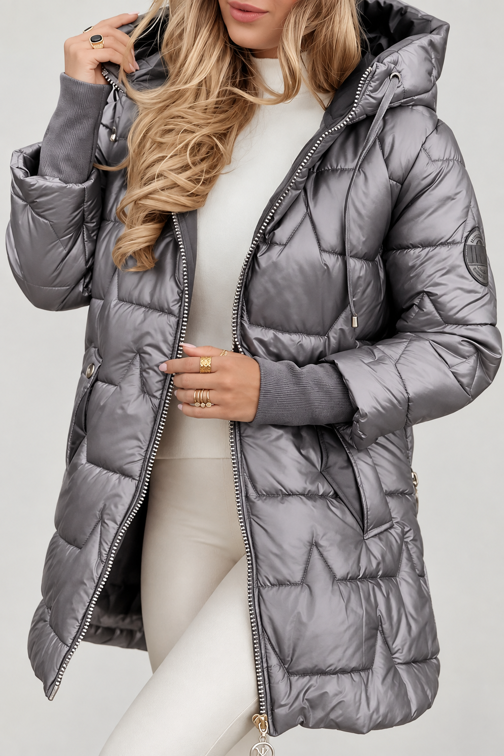 Brina | Women's Quilted Winter Jacket with Hood