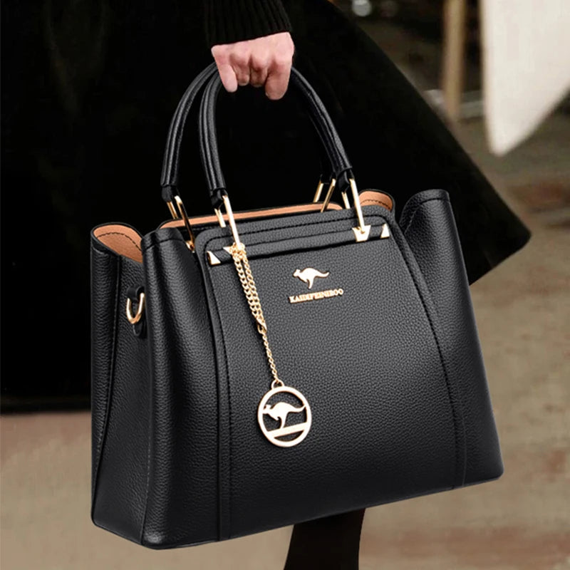 Women's Soft Leather Shoulder Bag