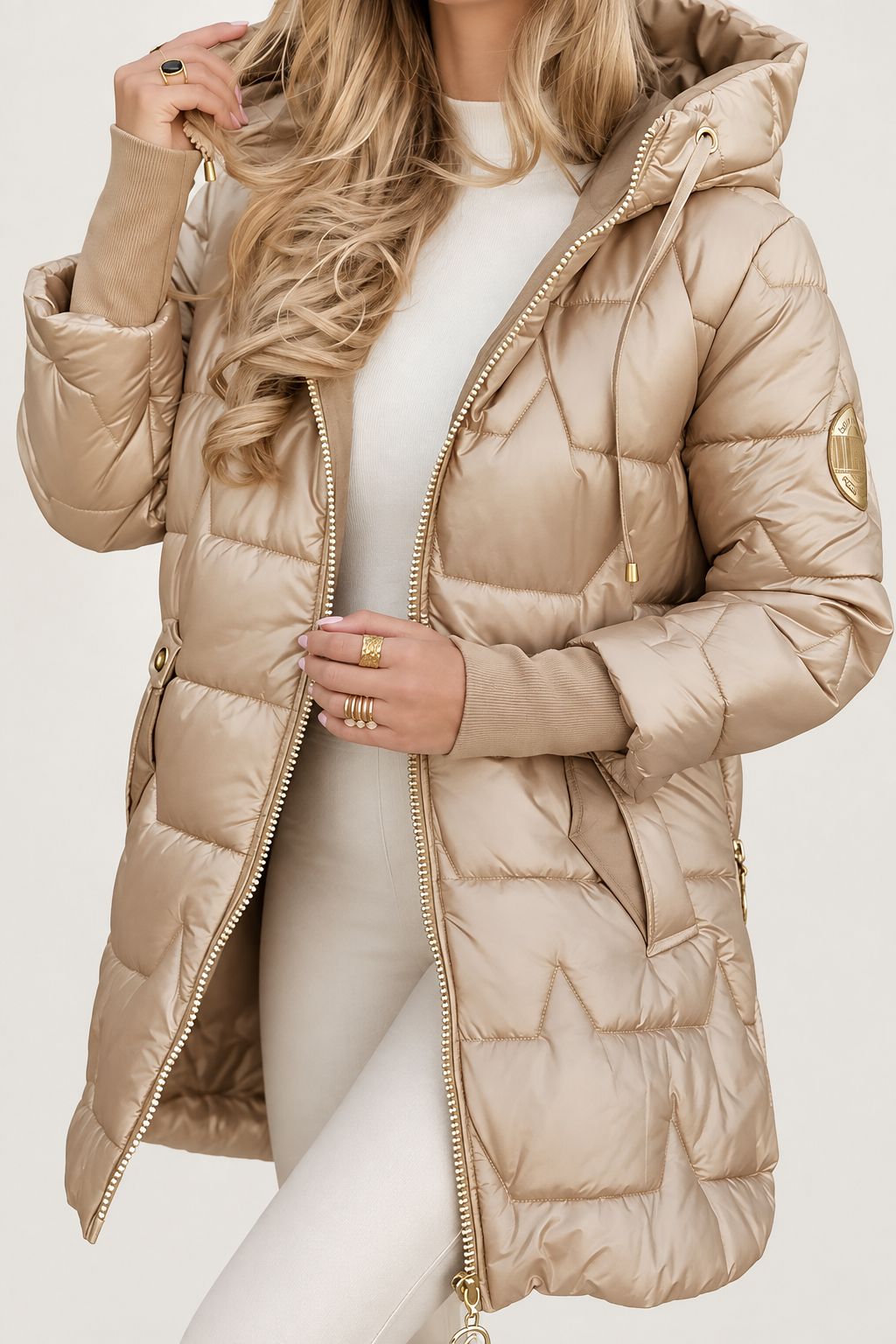 Brina | Women's Quilted Winter Jacket with Hood