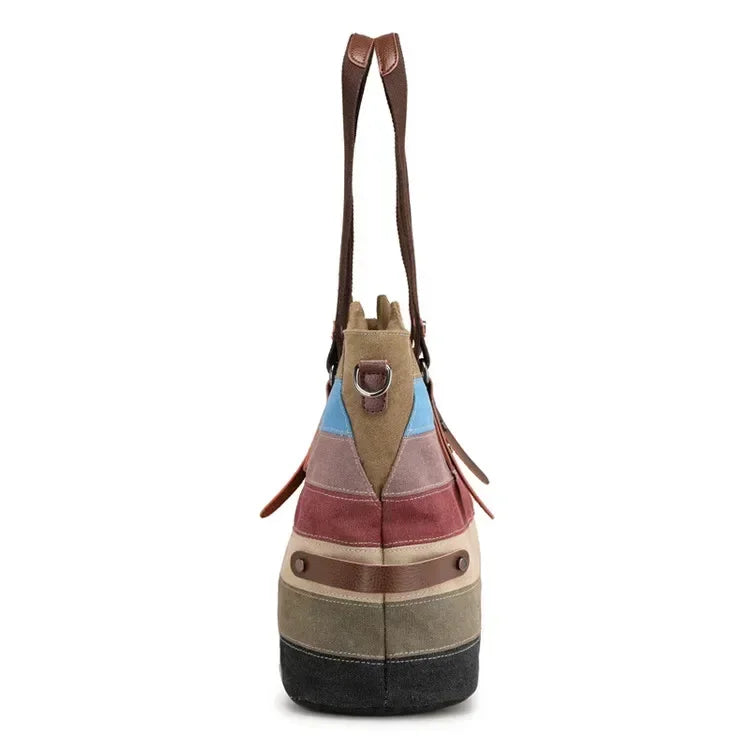 Colored Leather Women's Bag