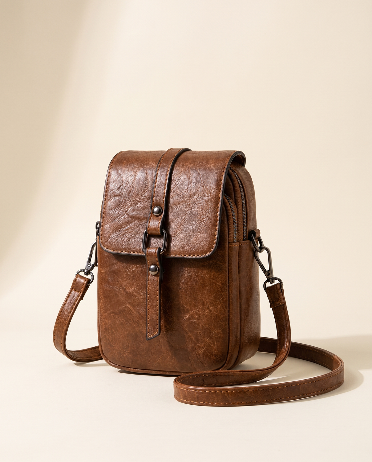 Multifunction Women's Soft Leather Bag