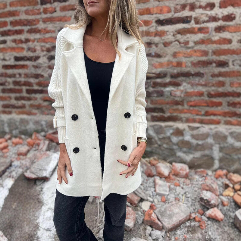 ISOLA™ | Mid-Length Double-Breasted Coat