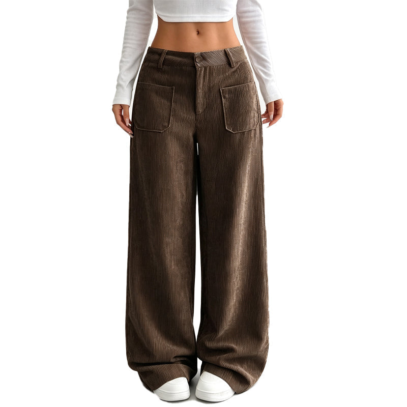 Wide-leg women's trousers with a comfortable, relaxed fit