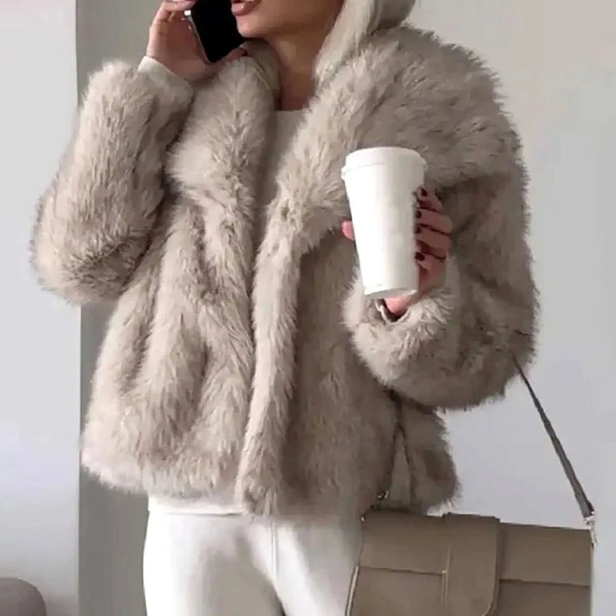 Romy | Women's Cropped Faux Fur Jacket